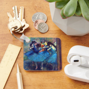 Chaveiro Dançarinos em azul por Edgar Degas, Balé de Vintag