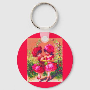 Chaveiro Dançarinos pequenos do cartão de comércio do