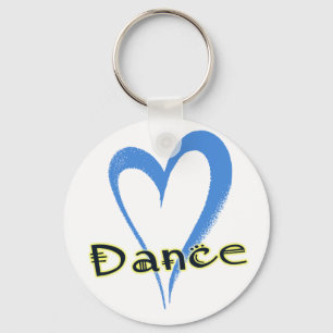 Chaveiro Dance blue heart