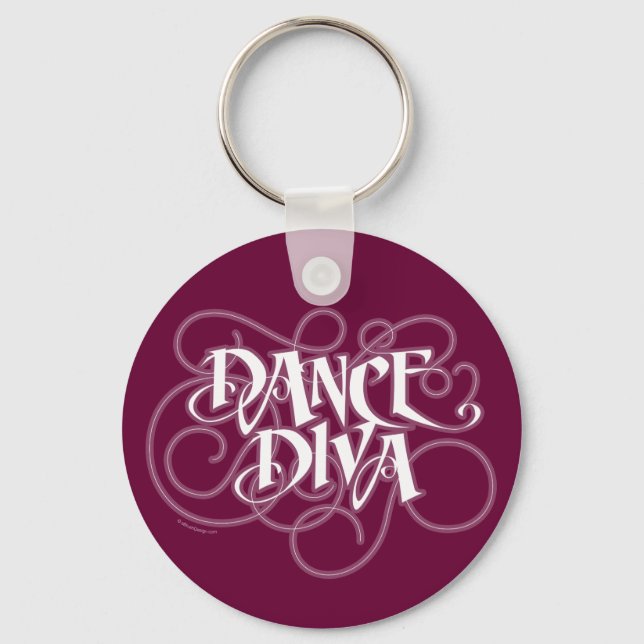 Chaveiro Dance Diva (Frente)
