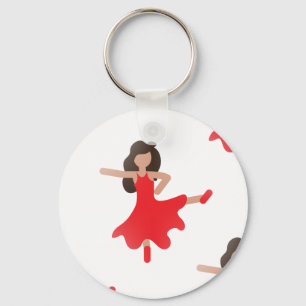 Chaveiro dancer emoji