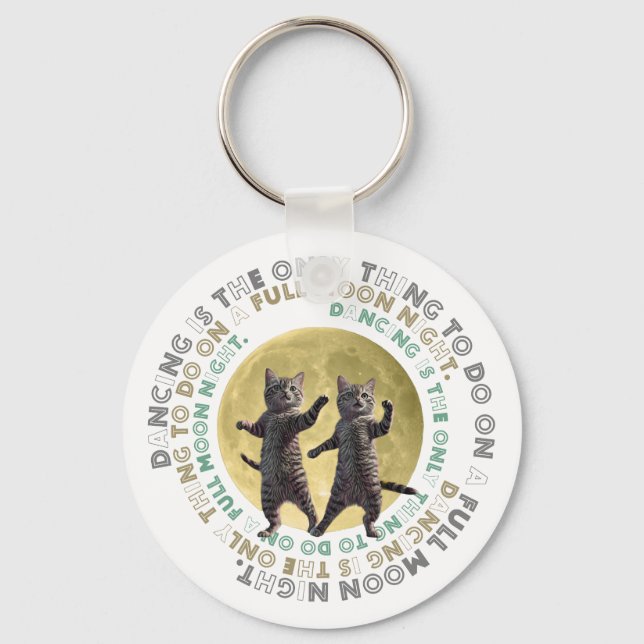 Chaveiro dancing cats-1  (Frente)