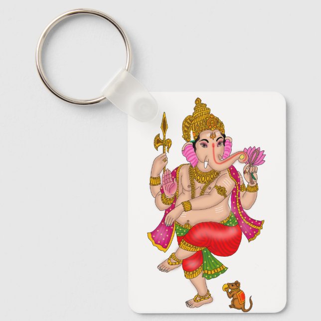 Chaveiro Dancing Ganesha Keychain (Frente)
