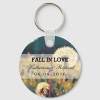 Dandelion Flower Weding Favor KeepsasaChaveiro