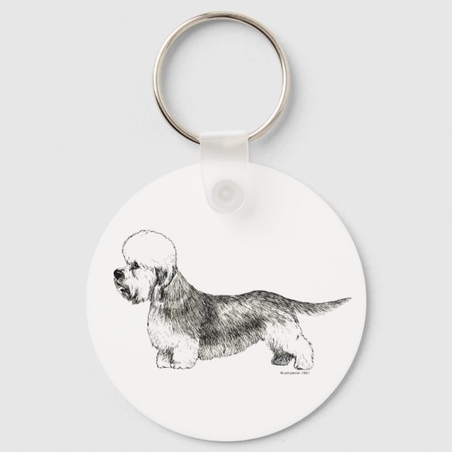 Chaveiro Dandie Dinmont Terrier (Frente)