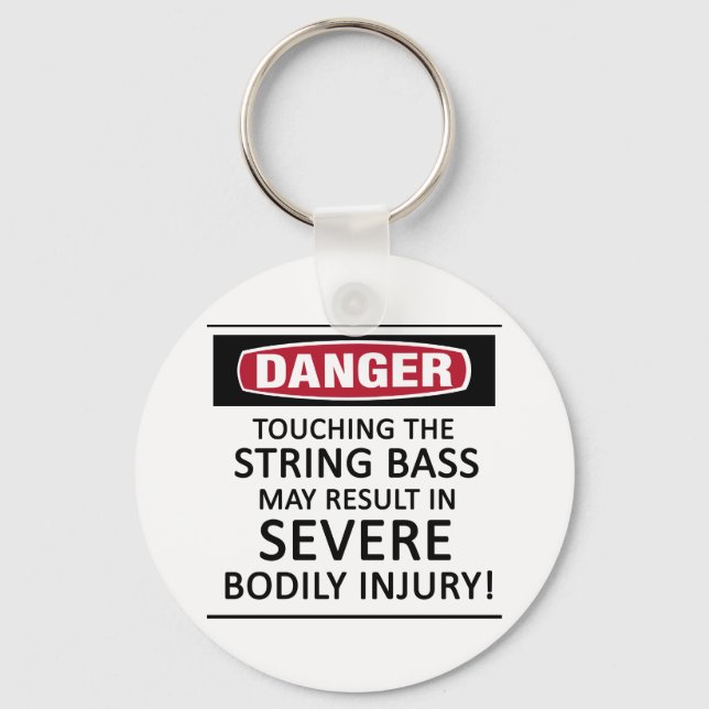 Chaveiro Danger String Bass (Frente)