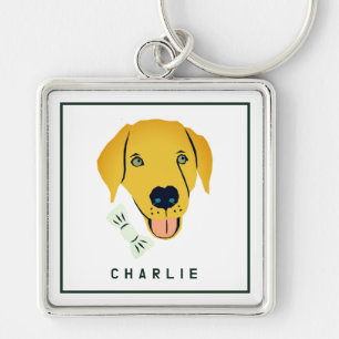 Chaveiro Dapper Labrador Personalizado