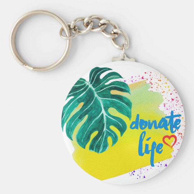 Chaveiro Dar Vida ao Amarelo Tropical (Frente)