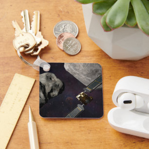 Chaveiro Dart Spacecraft E Liciacube Antes Do Impacto