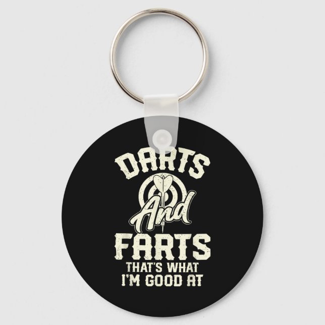 Chaveiro Darts And Farts That's What I'm Good At Funny Dart (Frente)