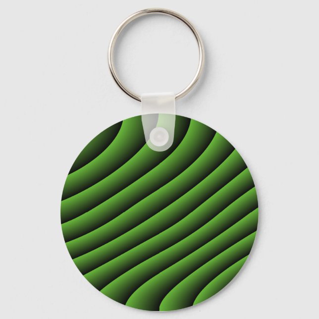 Chaveiro das Linhas Verdes Hipopóticas (Frente)