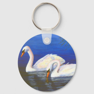 Chaveiro das reflexões da cisne