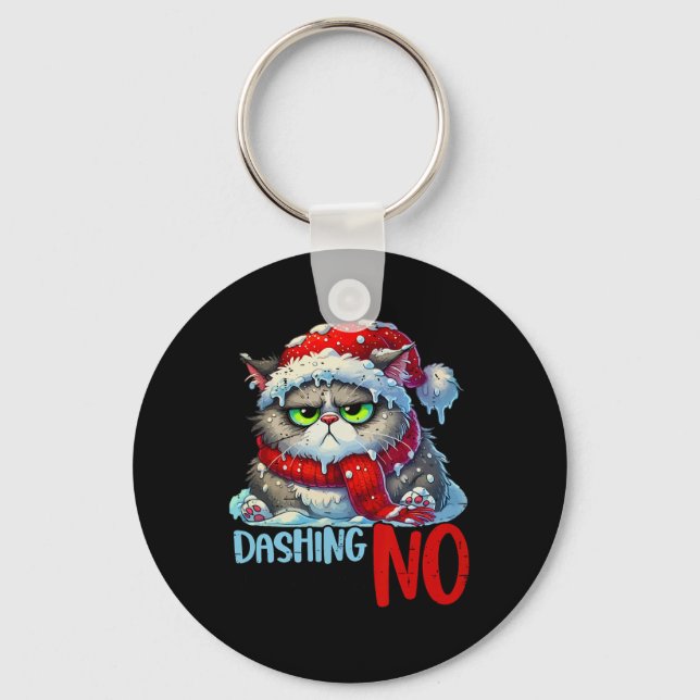 Chaveiro Dashing Through The No Engraçado Sarcastic Christm (Frente)