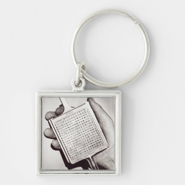 Chaveiro Datilografe blocos (Frente)