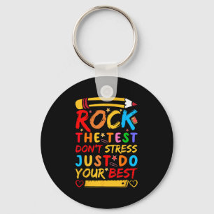 Chaveiro Day Rock The Test Engraçado Professora Teste Estud