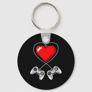 Chaveiro Day Shirts Video Game Controller Heart Gamer