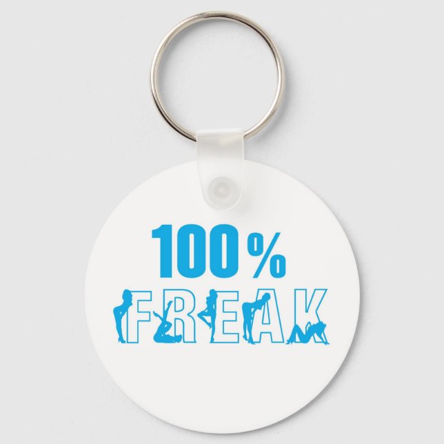 chaveiro de 100% de Freak (Frente)