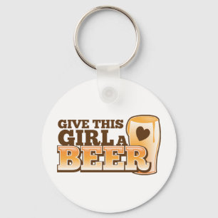 Chaveiro Dê a esta menina um ND da cerveja