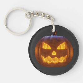 Chaveiro de Abóbora de Halloween Raiva