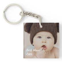 Chaveiro de Acrílico com Foto Personalizada da Mel