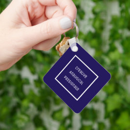 Chaveiro de acrílico criativo, analítico, apaixona