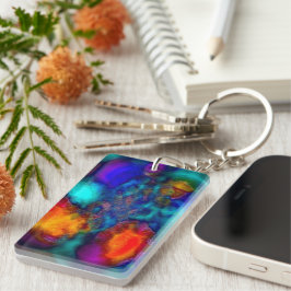 chaveiro de acrílico de face dupla "quente, quente