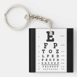 Chaveiro de acrílico do gráfico de olhos