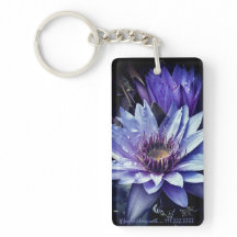 Chaveiro de acrílico "novo azul" personalizado