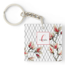 Chaveiro de acrílico personalizado monograma