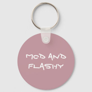 Chaveiro de acrílicos de Mod e Flashy