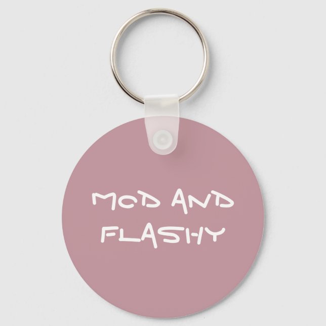 Chaveiro de acrílicos de Mod e Flashy (Frente)