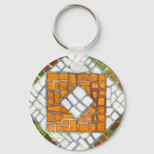 CHAVEIRO de alumínio redondo MOSAIC AUTUMN
