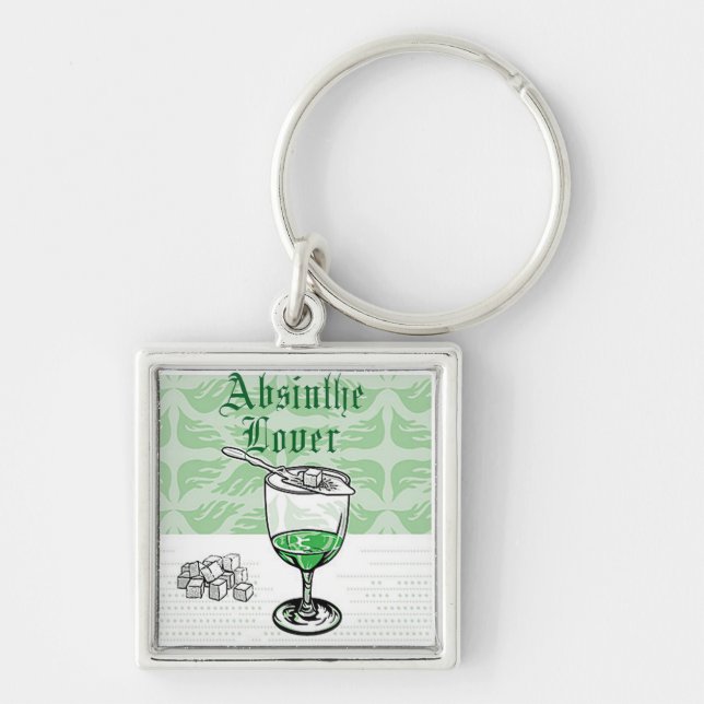 chaveiro de amantes do Absinthe (Frente)