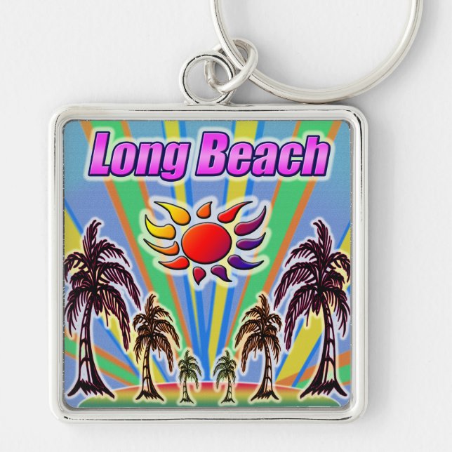 Chaveiro de Amor de Verão de Long Beach (Frente)