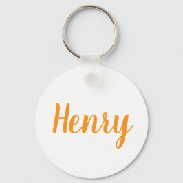 Chaveiro de anel de metal Henry