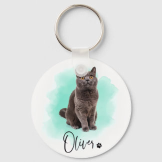 Chaveiro de Arte de Gato Fofo – Presente para Aman