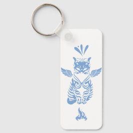 Chaveiro de Arte de Gato Tribal