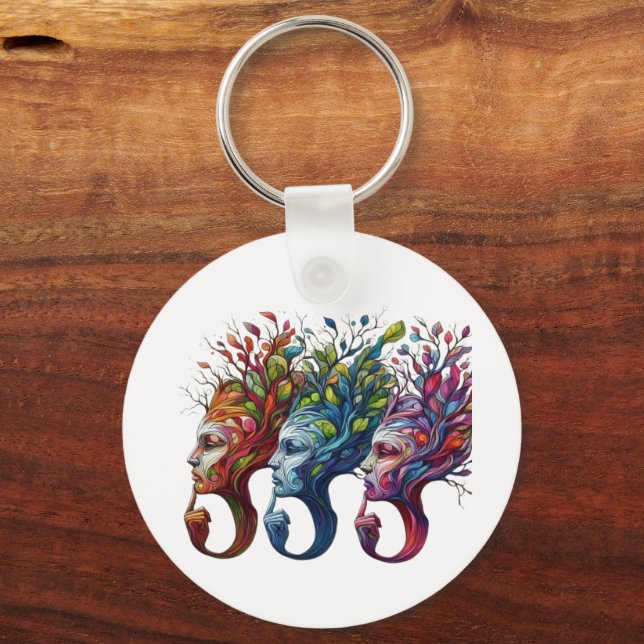 Chaveiro de Árvores Pensadoras (Frente)