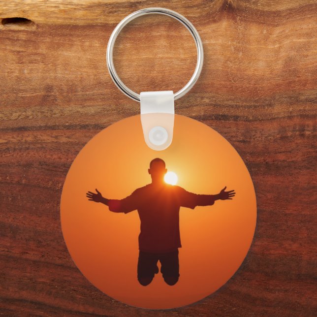 chaveiro de "Ascender ao amanhecer" (Frente)