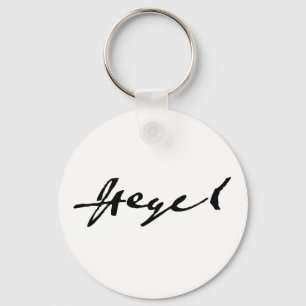 Chaveiro de assinatura G. W. F. Hegel
