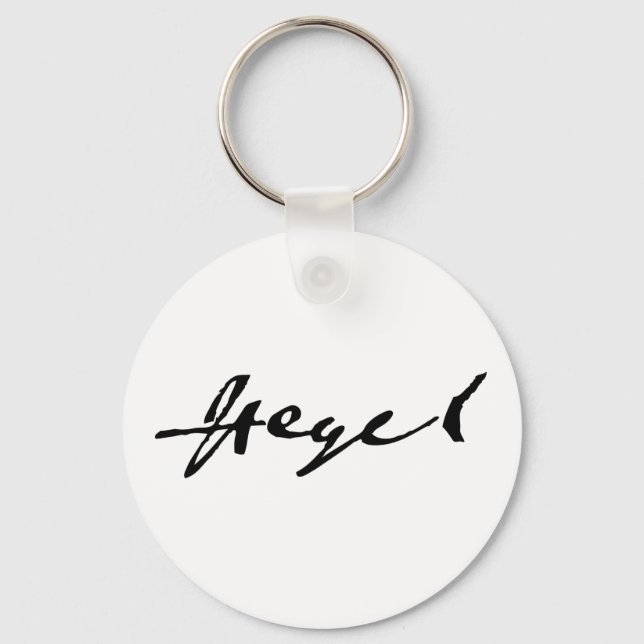 Chaveiro de assinatura G. W. F. Hegel (Frente)