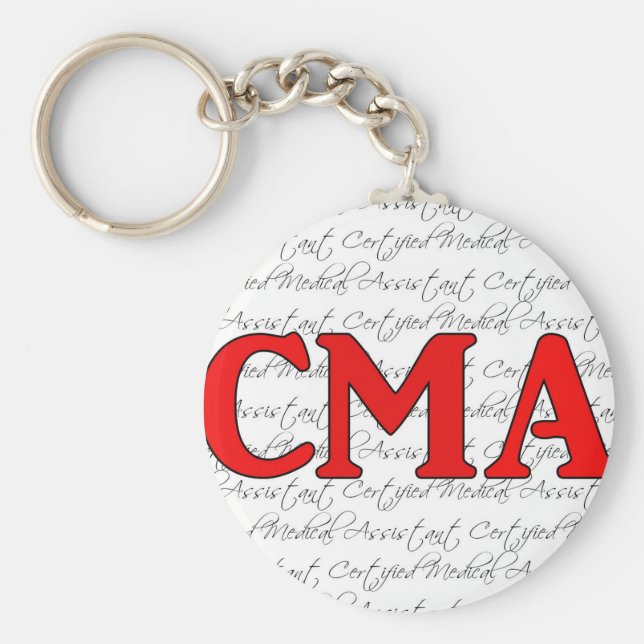 Chaveiro de assistente médico certificado (Frente)