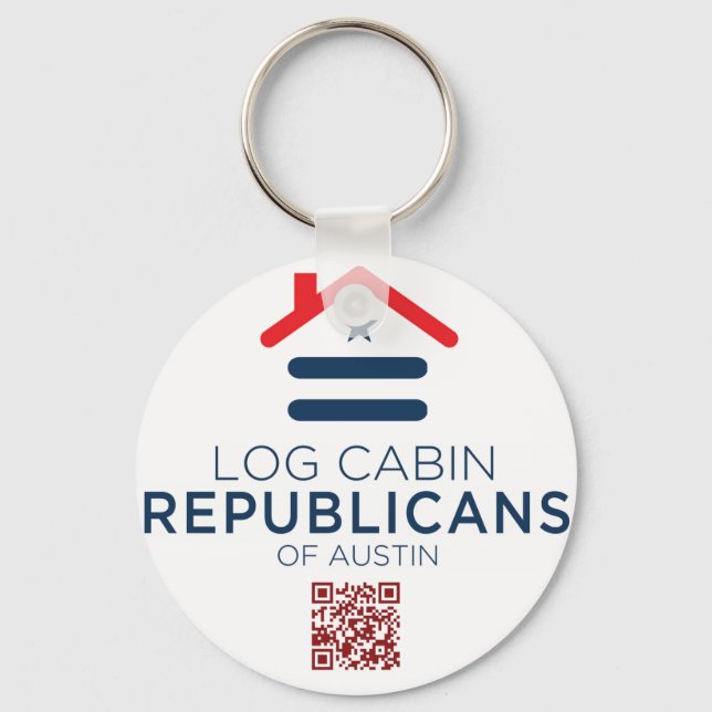 Chaveiro de Austin do LCR - Redondo - Novo logotip (Frente)