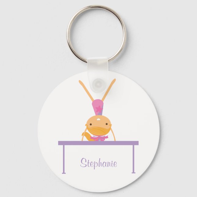 Chaveiro de balanceamento de ginástica personaliza (Frente)