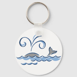 Chaveiro de baleia branca