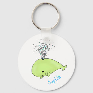 Chaveiro de Baleia Personalizada e Bonita