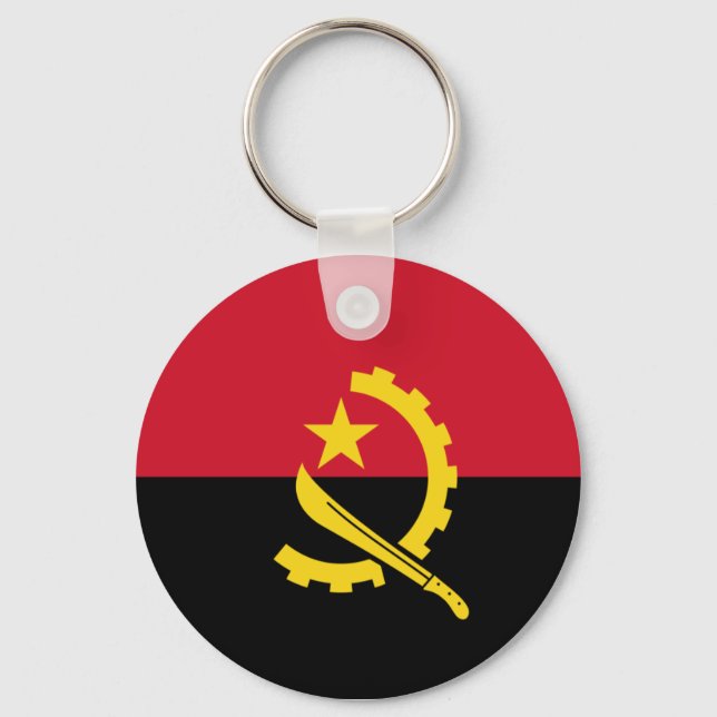 Chaveiro de Bandeira Angola (Frente)