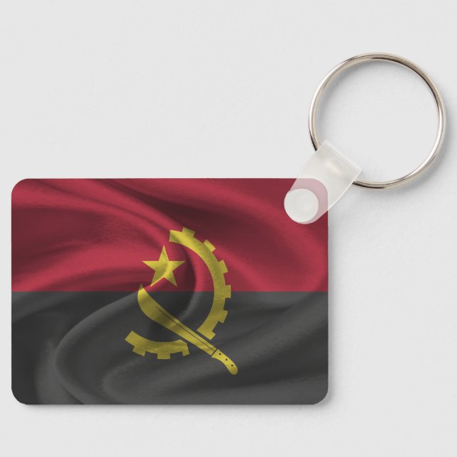 Chaveiro de Bandeira Angola (Frente)