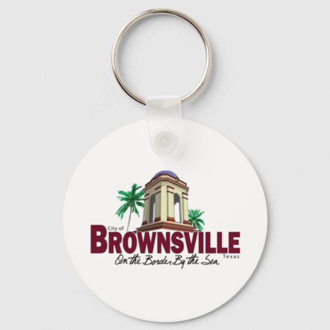 Chaveiro de bandeira de Brownsville (Texas) (Frente)