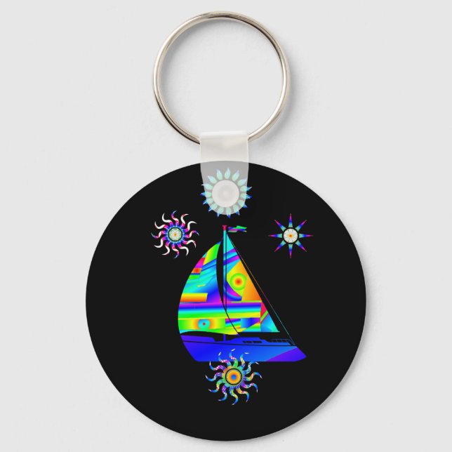 Chaveiro de Barco à vela (Frente)